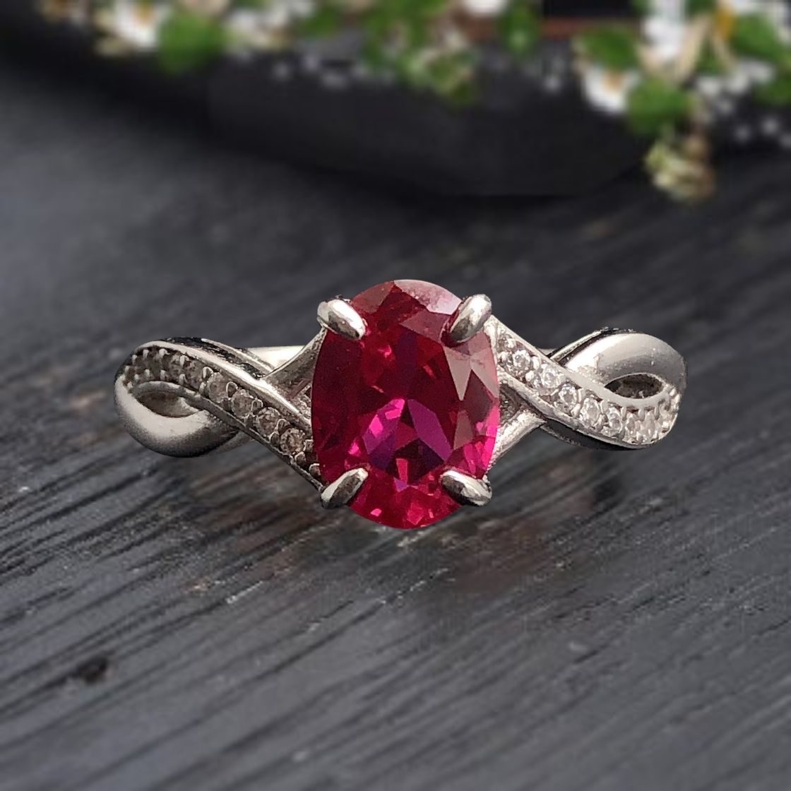 Ruby gift set for her with a unique design